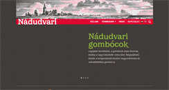 Desktop Screenshot of nadudvari.com