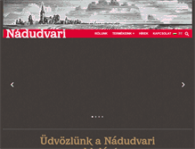 Tablet Screenshot of nadudvari.com